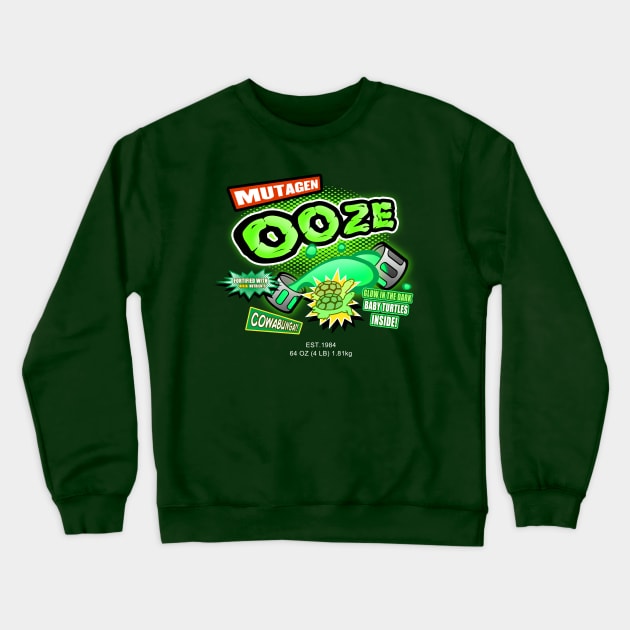 Mutagen Ooze Crewneck Sweatshirt by Apgar Arts